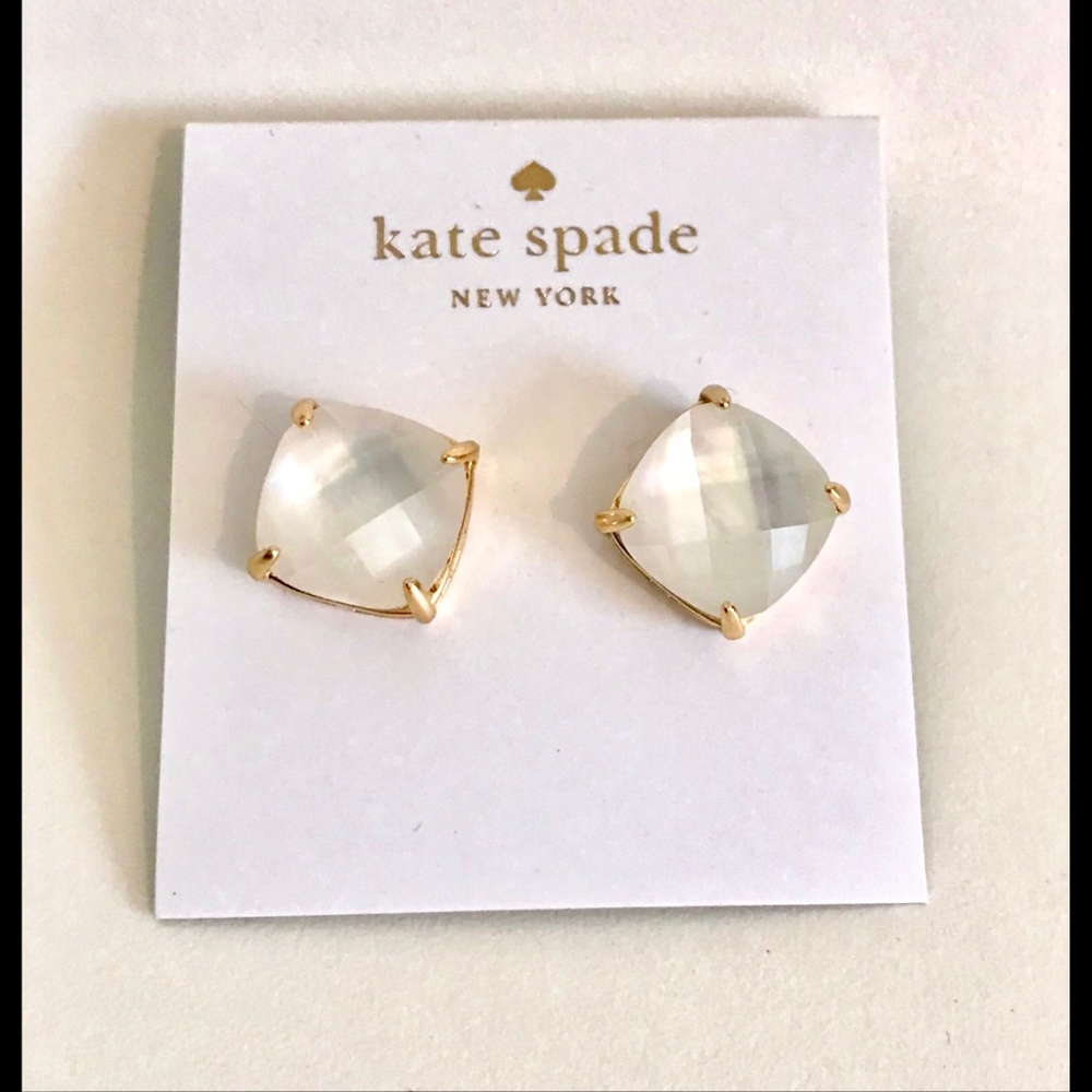 Kate Spade Pearl & Gold Earrings